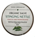 DASH ORGANISCS Biologische Stinging Nettle Salve Vanilla & Frankincense Scented 2oz Kruiden Balm
