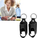 Inhalator Case Holder, 2PCS Astma Inhalator Houder Portable Storage Beschermende PU Lederen Astma Inhalator Case Lichtgewicht en beschermende Shell voor dagelijks gebruik, reizen en school (zwart)