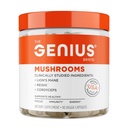 The Genius Brand Genius Paddestoelen - Plant Based Supplement for Immune, Focus & Energy Support - Lion's Mane, Cordyceps & Reishi - Organic & Non-GMO - 90 Veggie Capsules