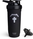 Smartshake Rockband Versterk Roestvrij staal Proteïne Shaker Bottle 900 ml 