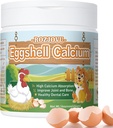 Eierschaal Poeder voor honden en katten, Eierschaal Calciumsupplement, Groot voor osteoporose, voeden Bones, Ondersteunt gewrichten, tanden, en gezondheid van het hart(16 oz)