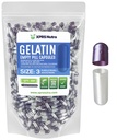 XPRS Nutra Maat 3 Lege capsules - 500 Telle Lege Gelatine Capsules - Pillen DIY Capsule Vulling - Pure Bovine Pillen Gel Caps Vulbare Do-It-Yourself Vitaminen en Supplementen (Parel Paars/Wit)