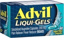 Advil Liqui-Gels 80 Liqui-Gels (pakket van 3)