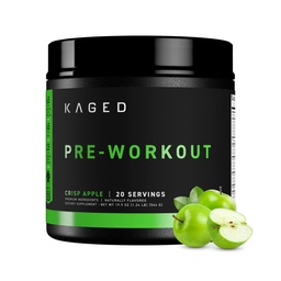 Kaged Original Pre Workout Powder Krisp Apple met Creatine, Beta Alanine, Pure Cafeïne 20 porties
