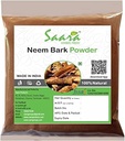 Neem Bark Powder Neem Chhal Powder, nuttig in vermoeidheid, huidziekten, vitaminesupplement, 100gm