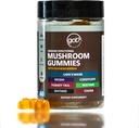 Paddestoelen Gummies Dagelijks supplement met Ashwagandha - Lions Mane, Turkije staart, Reishi, Cordyceps, Chaga - Mega 10 Blend Nootropic Biologische Paddenstoelen - Energie, Focus, Geheugen, en Immune Ondersteuning - 60ct