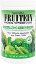 NaturesPlus FRUITEIN Revitaliseren Green Foods Shake - 1,3 lbs - Plant-based eiwit (13g/Serving) - Ondersteunt energie en immuunsysteem - Vegetarisch, Glutenvrij en niet-GMO - 16 porties