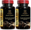 Water weg pillen - Natuurlijke kruiden diuretica voor waterretentie, Premium formule voor vochtbalans ondersteuning, waterverlies pillen - 2 flessen 120 capsules