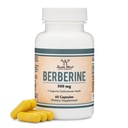 Berberine Supplement 500mg, 60 Capsules (Getest door derden, Non-GMO, Glutenvrij, Vegan Safe) AMPK Activator - Berberine HCL voor cardiovasculaire gezondheid door dubbel hout