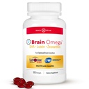 Brain Omega met Lutein en Zeaquine Omega 3 Supplement voor Brain, Heart & Eye Health 