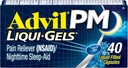 Advil PM Pain Reliever and Nighttime Sleep Aid, Pain Medicine met Ibuprofen for Pain Relief and Diphenhydramine Citrate for a Slaaphulp - 40 Coated Caplets