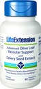 Geavanceerde Olive Leaf Vasculaire Ondersteuning met Selderij Zaad Extract 60 Vegetarische Capsules-Pack-3