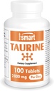 Supersmart - Taurine Supplement 2000mg per dag (High Strength) - Amino Acid - Sport Voeding Niet-GMO & Glutenvrij - 100 Tabletten