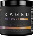 Kaged Nootropic Formula, Mindset, Focus en Productiviteit Supplement, Pure Cafeïne, Verbetert het geheugen, Mood, Duidelijkheid, 30 porties