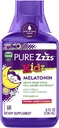 VICKS PURE Zzzs Kidz, Liquid Melatonin Sleep Aid for Kids and Children, Helps Your Child Fall Asleep Naturally, Low Dose Melatonin, Berry Flavored, 8oz