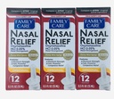 Family Care Neusreliëf Pump Mist Spray .5OZ [ Pack of 3 ]