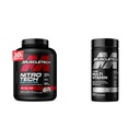 Muscletech Wei Protein Powder & Multivitamine for Immune Support - Nitro-Tech Muscle Building Formula with Wei Protein Isolaat & Peptiden, 30g Protein, 3g Creatine, 6.8g BCAA's, en Platinum Multivitamine met 18 Vitaminen & Mineralen