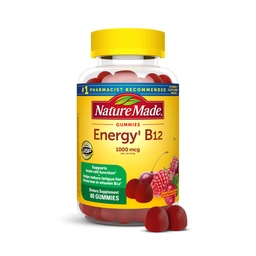 Nature Made Vitamin B12 Gummies 1000 mcg per Serving, 80 Gummy Vitamins