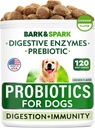 Hondenprobiotica Kauwen - Gas, diarree, Allergieën - Enzymen + Prebiotica - Kauwbare vezels - Digestie, Immuniteit - USA Made