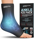 Enkel Ice Pack Wrap voor Zwelling, Herbruikbare Foot Ice Pack Wrap - Koude compressietherapie voor pijnbestrijding, Plantar Fasciitis, Verzwollen Enkels, Achilles Tendonitis Relief