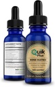 QuikPlus Bone Matrix met Calcium, Magnesium, Zink en Kalium - Bevat 9 Ionische Liquid Minerals, Collagenizer voor Bone and Teeth Support, Vegan, Gluten-Free, All Natural (2 Oz)