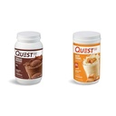 Quest Nutrition Chocolate Milkshake Proteïne Poeder, 22g Proteïne, 1g Suiker, Lage Carb, Glutenvrij, 3 pond, 43 Serveren & Gezouten Karamel Proteïne Poeder; 26g Proteïne; 1g Suiker; Lage Carb; Glutenvrij