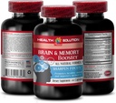 Ginkgo biloba extract blad - BRAIN EN MEMORY BOOSTER - verbeteren - hersengeheugen supplementen - ginkgo biloba extract, hersenen supplementen voor geheugen en focus, focus en energie supplement 1 Fles 60 Caps
