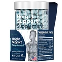 Hoogte & bot ondersteuningssupplement - Premium hoogte groeisupplement voor kinderen & tieners met calcium - voedingsondersteuning Bone Health Formula - Hoogte verhogen essentiële vitaminen - 60 capsules