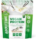 Over Time Vegan Proteïne Poeder 22g Vanille, Natuurlijke Ingrediënten, Non-GMO, Plant Based, Glutenvrij, Sojavrij, Zuivelvrij, 32 Servers