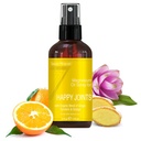 Zeven mineralen, Magnesium Happy Joints Spray - krachtige USA Made Magnesium Oil Blend with Essential Oils (Turkuma, Gember en Oranje) - Gratis Ebook Inbegrepen (4 fl oz)