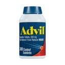 Advil pijnstiller en koortsreducer, pijnrelief Medicine met Ibuprofen 200 mg voor hoofdpijn, rugpijn, menstruele pijn en gewrichtspijn verlichting - 300 gecoate tabletten