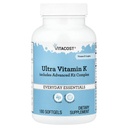 Vitacost Ultra Vitamine K met geavanceerde K2 Complex - 180 Softgels
