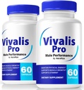 (2 Pack) Vivalis Pro Pillen - Premium Man Formula for Fast Acting Energy, Endurance, and Performance, Vivalis Pro Capsules for an Active & Balanced Lifestyle, Official Viva Lis Pro (120 Capsules)