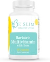 Wees Slim Gezond Levend Bariatrische Multivitamine met IJzer - 22,5 mg IJzer, 60 Capsules - ASMBS Compliant - Ideaal voor Bariatrische Patiënten - Eenmaal Dagelijks Supplement
