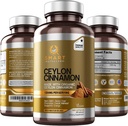 Smart Nutra Labs Biologische Ceylon Cinnamon Supplement 1200mg per Serving, 180 Vegan Capsules, 100% Pure, True Ceylon Cinnamon