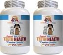 Slecht ademhalen Treats voor honden - Huisdieren Premium Tanden Gezondheid voor honden en katten - Orale Gum Tanden Complex Ondersteuning - Hondenmineraal supplement - 120 tabletten (2 flessen)