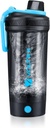 VOLTRX Shaker Bottle, Gallium USB C Oplaadbare Elektrische Proteïne Shake Mixer, Shaker Cups voor Proteïne Shakes en Maaltijden Vervangingsshakes, BPA Free, Gemaakt met Tritan, 24oz