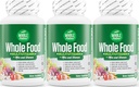 Whole Food Multivitamine voor mannen en vrouwen Complete Daily Superfood Vitamins Plus Mineralen Digestieve enzymen, Probiotica en Omega's. Multivitamine op basis van planten, niet genetisch gemodificeerde organismen (3)