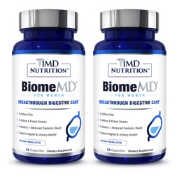 1MD Voeding BiomeMD Probiotica voor vrouwen - 62 miljard CFUs, 16 Strains with Prebiotics 