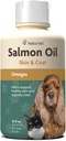 NaturVet Salmon Oil Skin Supplement voor honden en katten Inclusief Omega-3, 6 vetzuren voor een gezonde huid, glanzende jas .