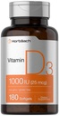 Horbäach Vitamine D3 1000IU (25mcg) Softgels 180 Telling 