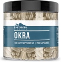 Earthborn Elements Okra Extract 200 Capsules, Pure & Onverdund, Geen Additieven