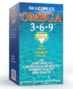 vGlucoflex Omega 3-6-9, Omegas from EPA/DHA Fish Oil for Joint Health, 30 servings