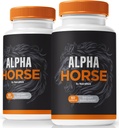 (2 Pack) Alpha Horse Capsules, Alpha Horse Officiële Man Formula Pillen, Alpha Horse voor Uithoudingsvermogen & Performance, Alfa Horse For Men Premium Eenmaal daags Pill Pastilla's, Alpha Horse Complex (120 Capsules)