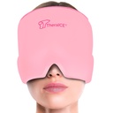 TheraICE Hoofdpijn Relief Cap, Migraine Ice Pack Mask Producten, Vrouwen Koelende Gel Hoed, Gezicht Koude Compress hoofd Wrap voor haar stress. Groot verjaardagscadeau voor mam, zus, oma, vriendin, & leraar