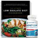 KIDNEY C.O.P. Calcium Oxalaat Beschermer 120 Capsules, Gepatenteerde Nier Ondersteuning voor Calcium Oxalaat Kristallen, Stop Herhaling (Starter Pack - (120 Caps) en 1 Ultimate Low Oxalaat Diet Cookbook)