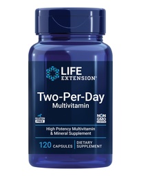 Life Extension Two-Per-Day Multivitamin, 120 Capsules