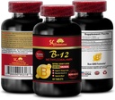 vitamine b12 en magnesium supplementen - METHYLCOBALAMIN VITAMINE B-12 5000 - beste vitaminen voor vrouwen boven de 50 plus energie, beste vitaminen voor mannen boven de 40, energie booster capsules - 1 fles 60 tabletten