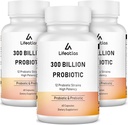 300 miljard CFU Probiotica - Probiotica voor vrouwen en mannen, 12 probiotische strains Plus Prebiotic, voor Immune & Digestief, Gut Health, Bloating, Plank Stable - 180 Capsules...
