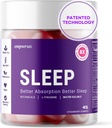 Slaap Support (45-Day Supply), Dieetsupplement, Valeriaan, 1mg Melatonine, Lemon Balm, Kamille, Pakket mei Vary, Made in USA
